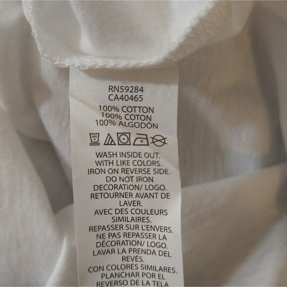 L The Children's Place 2 White and Blue Long Sleeve Graphic T-shirts Tees NWT 5T - Picture 7 of 8